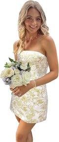 Elegant Strapless Satin Homecoming Gowns for Teens 2025