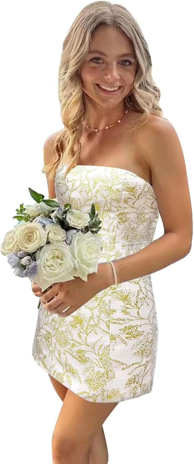 Stylish Strapless Satin Homecoming Dresses for Teens 2025