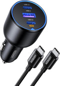 UGREEN 130W USB C Car Charger - Dual PD Fast Charging