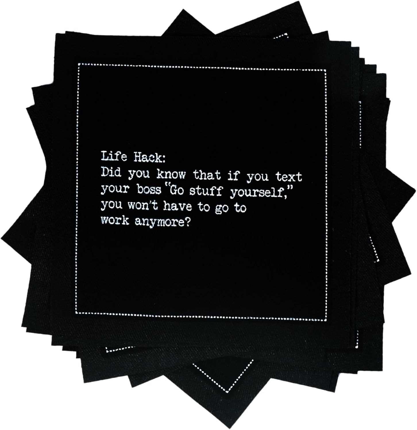 Five Star Napkins Inspirational Quotes for Elegant Entertaining