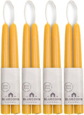 Bluecorn Beeswax 100% Pure Beeswax Taper Candles 8 in - Long Burn