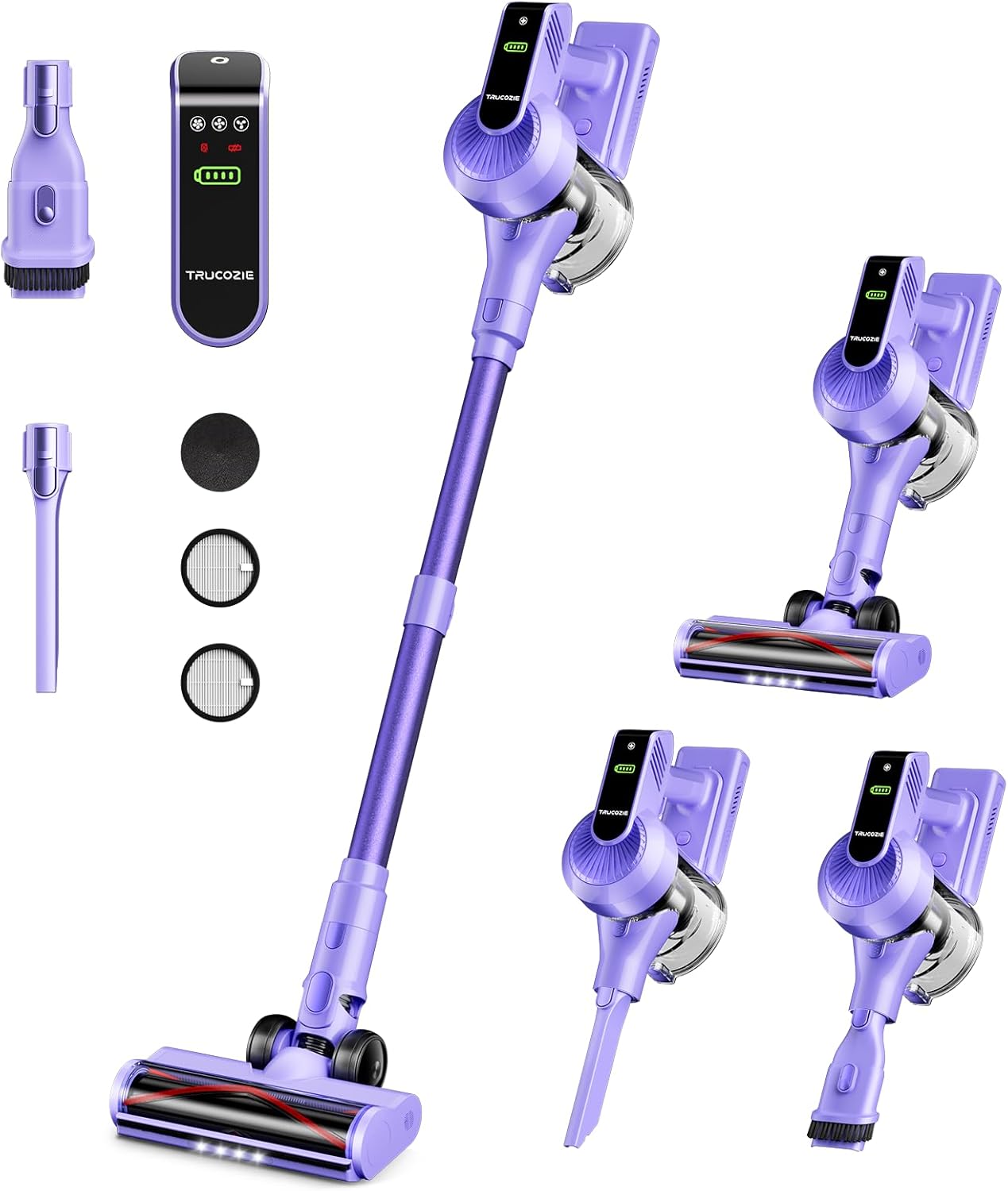 Cordless Vacuum Cleaner with 40Kpa Suction for Home Cleaning
