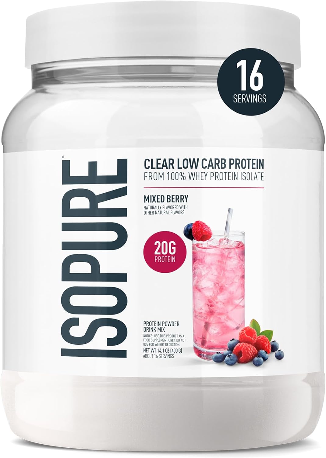 Isopure Clear Whey Isolate Protein Powder for Healthy Living