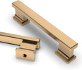 3.75 in Champagne Bronze Cabinet Handles 10 Pack - Durable Brushed