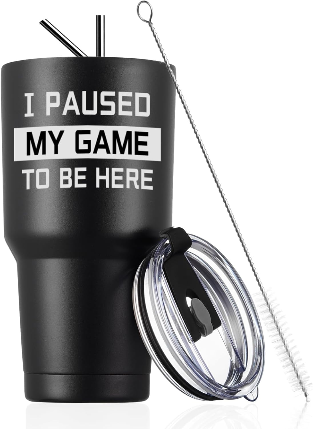 COMOOO 30oz Insulated Gamer Tumbler - Funny Gift!