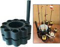 Ice Fishing Rod Retainer Holder Carrier for Multiple Poles