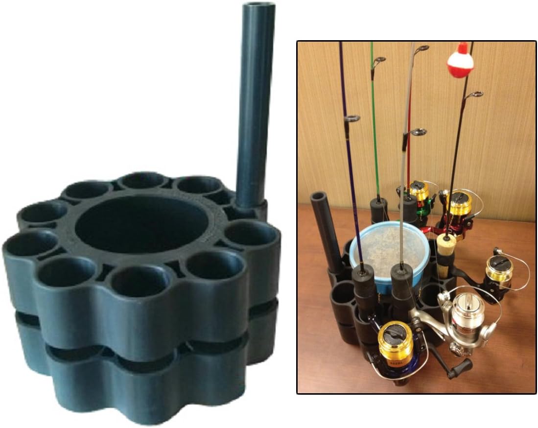 Ice Fishing Rod Carrier - Securely Hold Multiple Poles