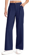 Girls Wide Leg Dress Pants for 7-14 Years - Uniform Style