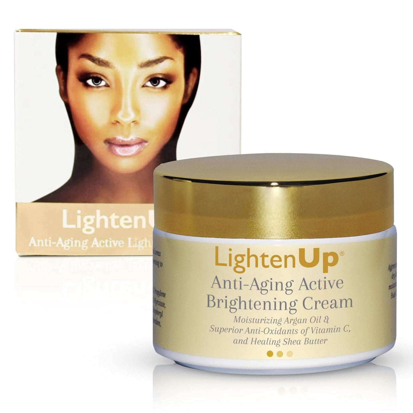 OMIC Lighten-Up Anti-Aging Skin Brightening Cream with Argan Oil