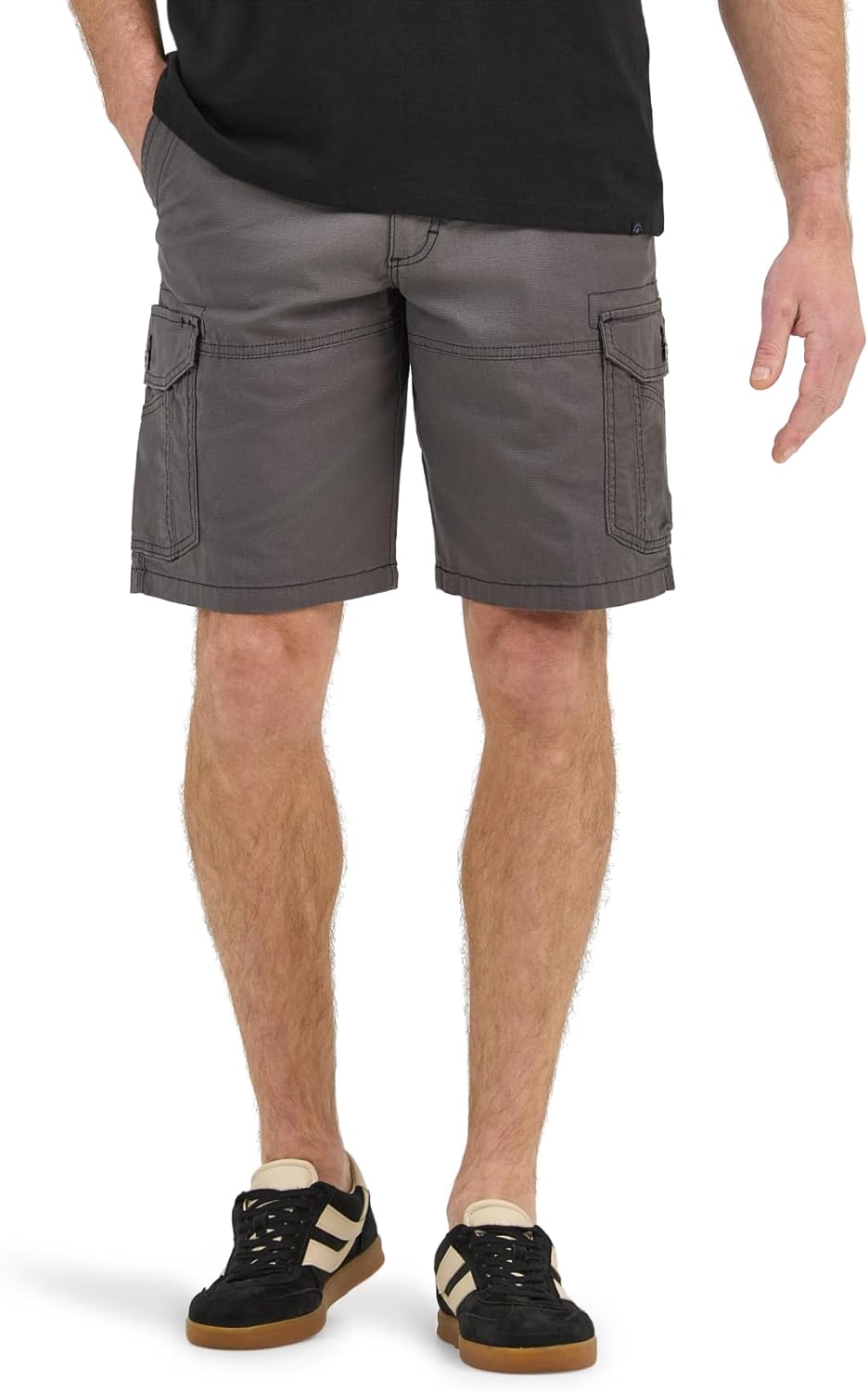 Lee Relaxed Fit Cargo Shorts with Elastic Waistband for Comfort