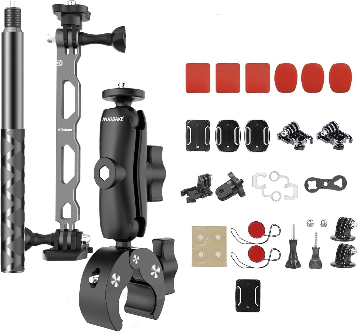 Bike Motorcycle Handlebar Mounting Bundle Kit for Insta360 Cameras