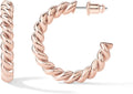 PAVOI 14K Gold Plated Twisted Rope Hoop Earrings Review