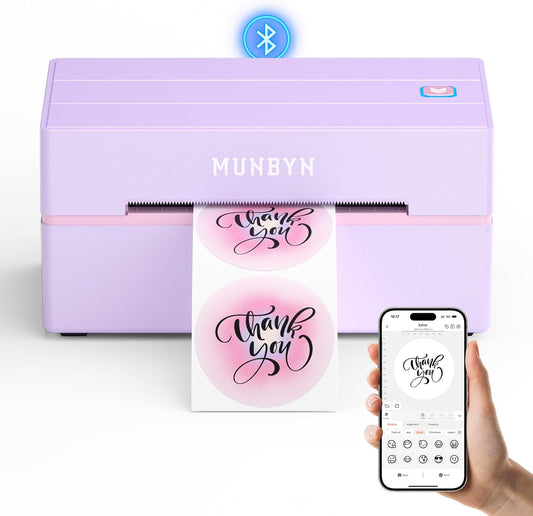 Fast Ship: MUNBYN Wireless Label Printer