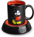 Mickey Mouse Mug Warmer with 12 Oz Mug - Keep Drinks Warm