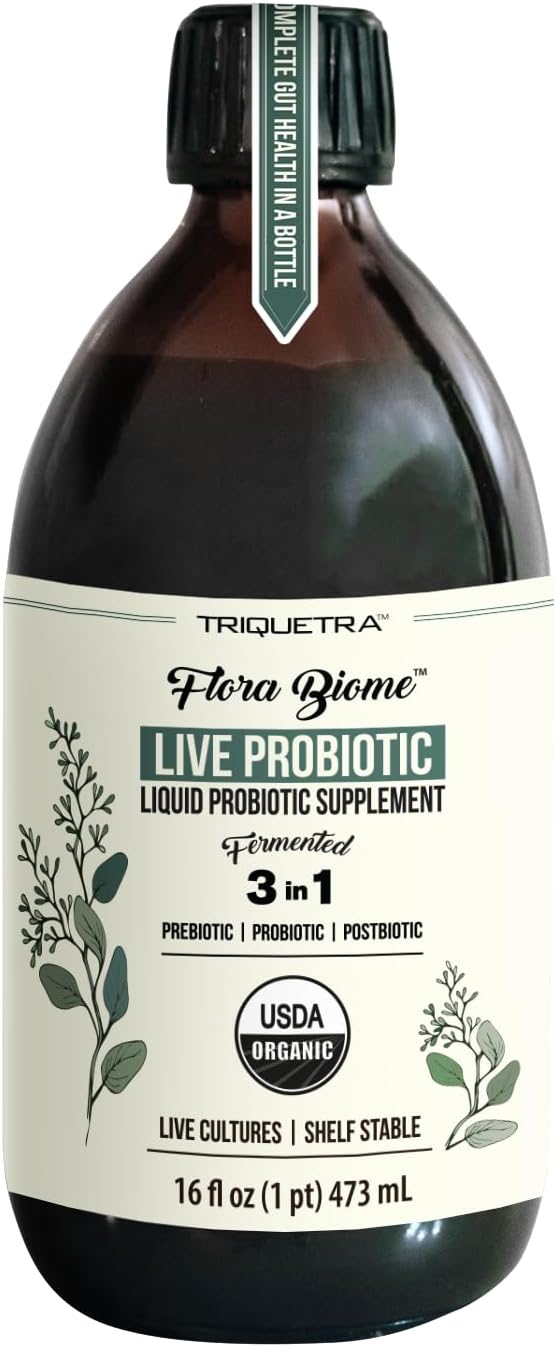 Flora Biome Live Probiotic & Prebiotic for Gut Health