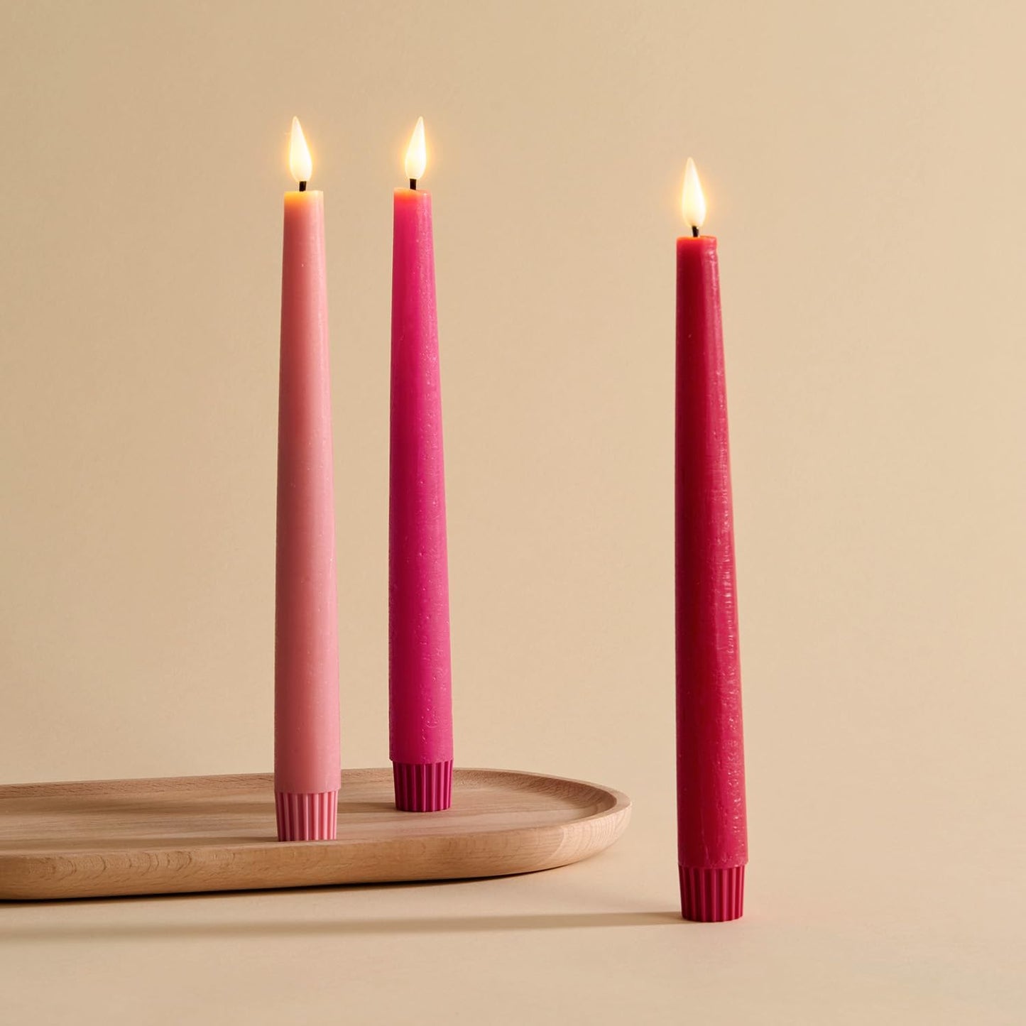 LampLust 9 Inch Battery Operated Candles with Remote Control
