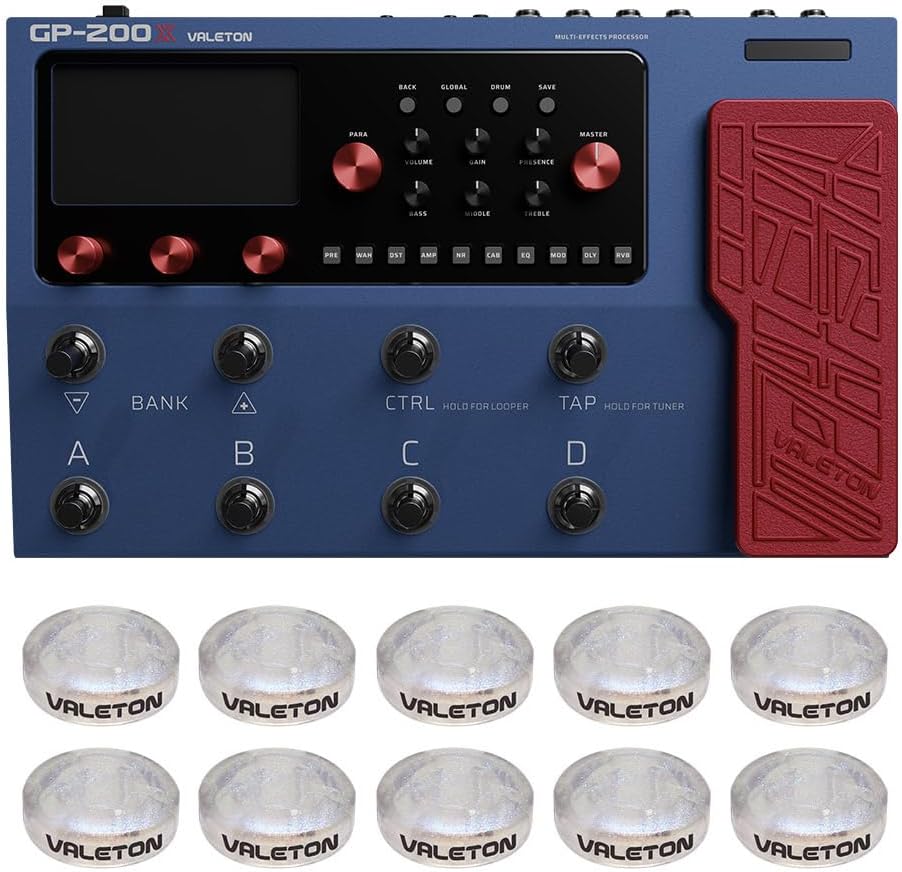 VALETON Multi Effects Processor Pedal with Expression Pedal Features