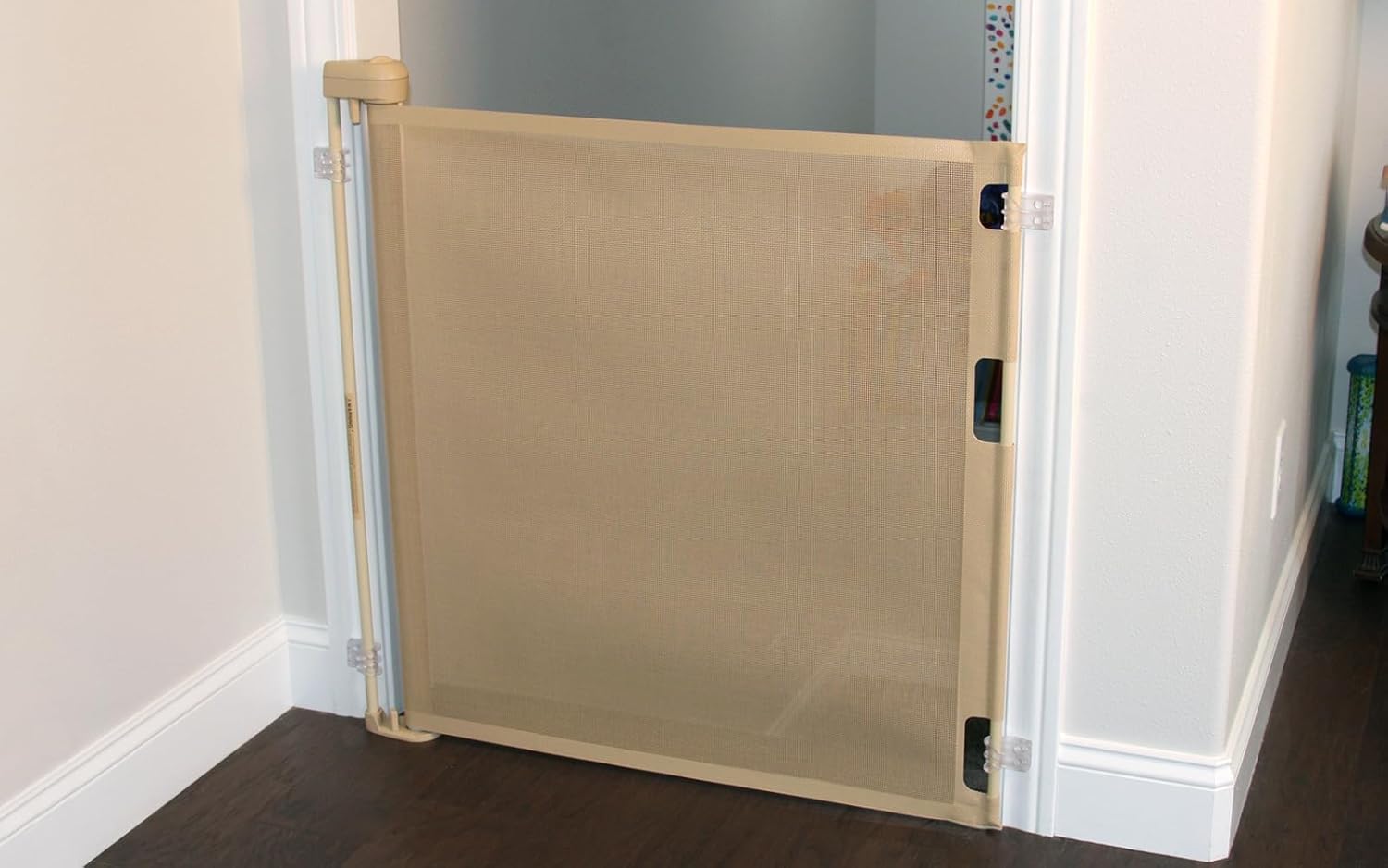 Retract-A-Gate 72in Cafe: The Original USA-Made Safety Gate