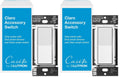 Lutron Caseta Smart Claro Accessory Switch 2-Pack - Expand 3-Way