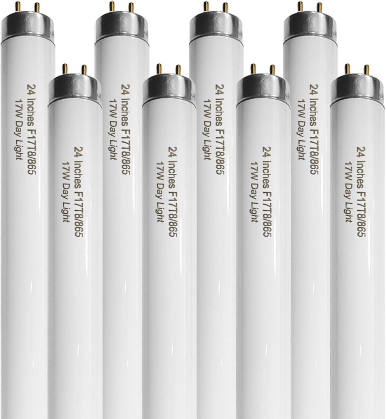 24 Inch F17T8 Fluorescent Bulb Daylight 6500K 8 Pack Review