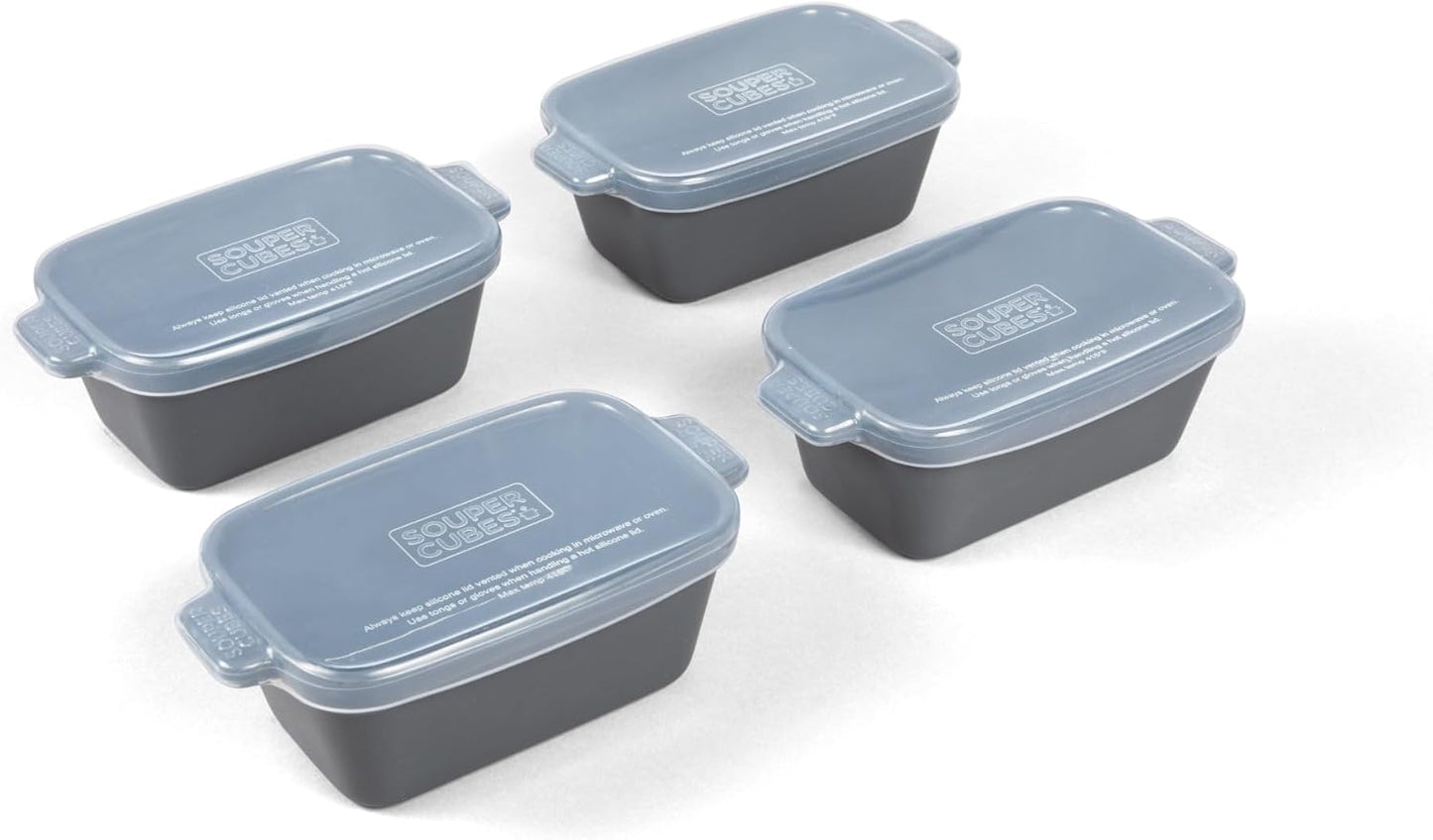 Souper Cubes Small Ceramic Baking Dish Set for Easy Reheating