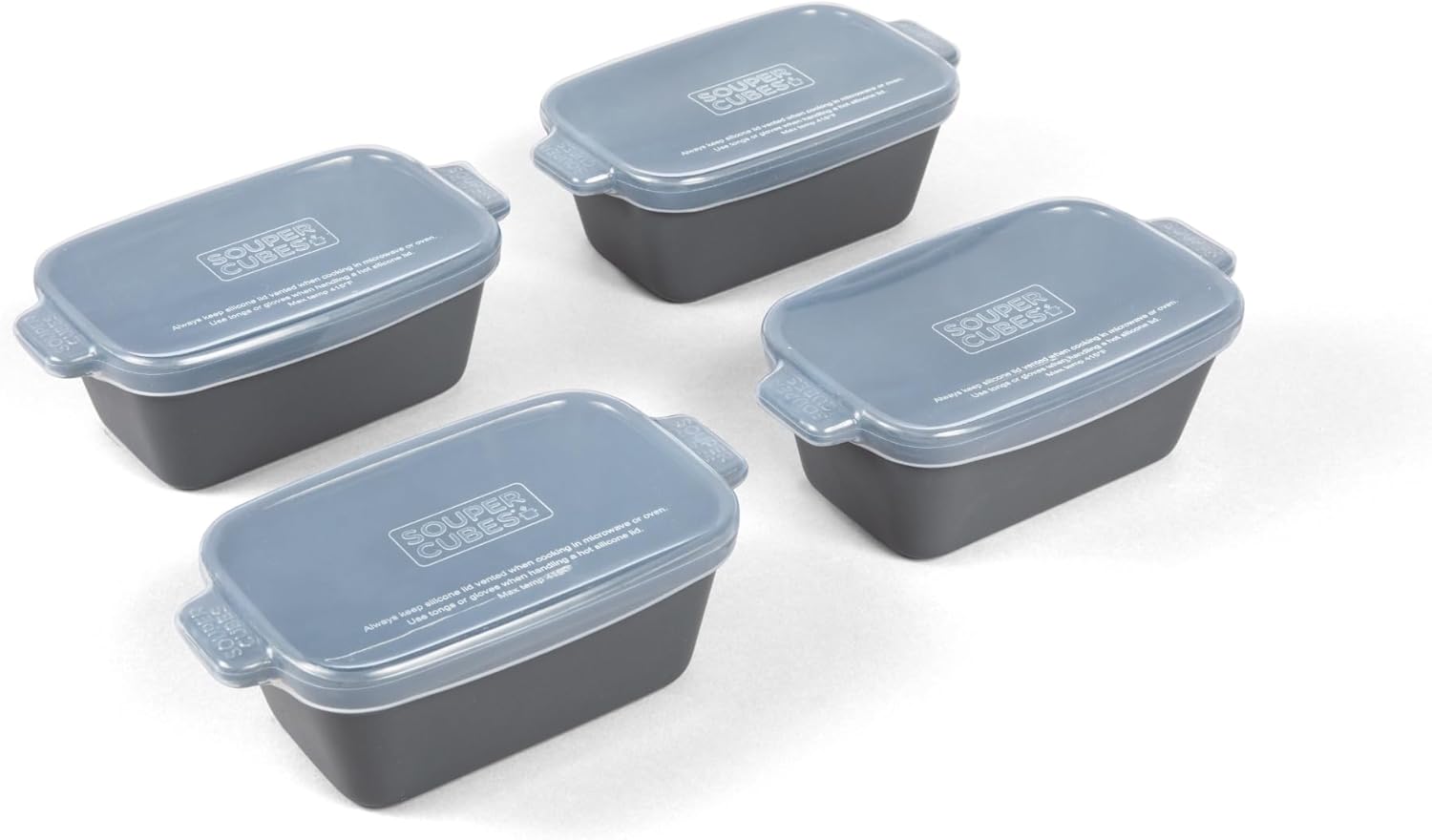 Souper Cubes Small Ceramic Baking Dish Set for Easy Reheating