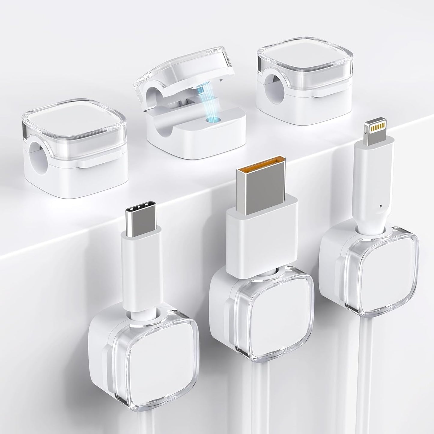 Strong Magnetic Cord Holder Set by TIKIWIK