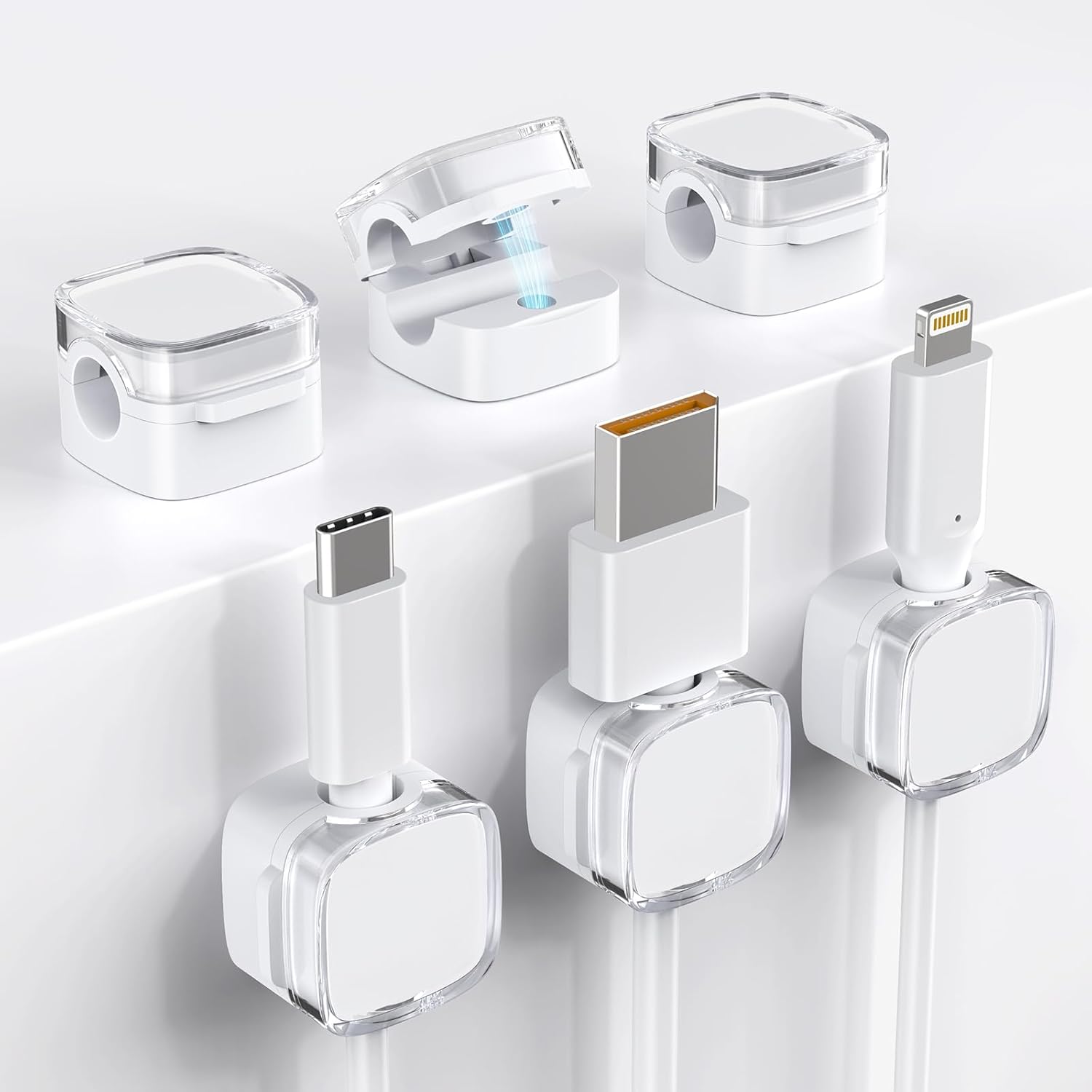 Strong Magnetic Cord Holder Set by TIKIWIK