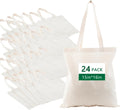 Canvas Tote Bags 15x16 for Grocery, Crafts, and DIY Projects