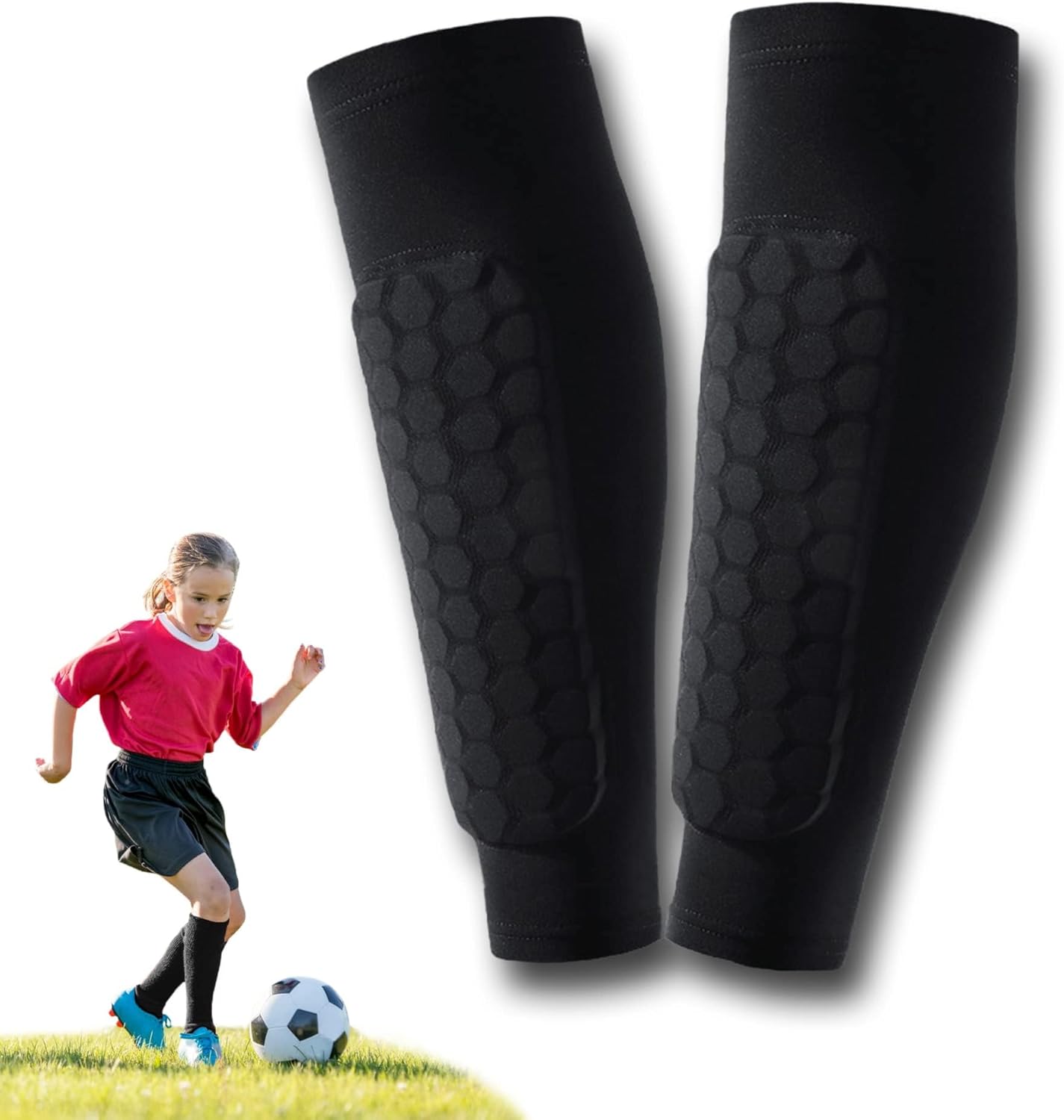 Honeycomb Shin Guards: Soccer Protection