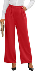 Wide Leg Pants for Women High Waisted - Work to Dinner Trousers