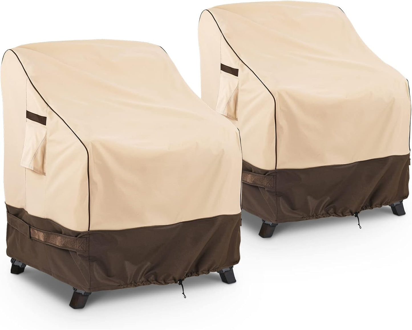 KylinLucky 2 Pack Waterproof Chair Covers - Protect Your Outdoor Furniture!