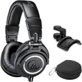 Audio-Technica ATH-M50X Studio Monitor Headphones Complete Bundle