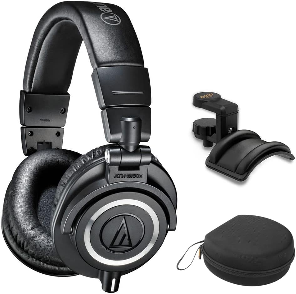 Audio-Technica ATH-M50X Studio Monitor Headphones Bundle Review