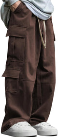 ZAFUL Mens Baggy Pants: Y2K Contrast Piping Sweatpants