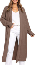 LILLUSORY Long Cardigan Sweaters for Women - Cozy Oversized Fall Coat