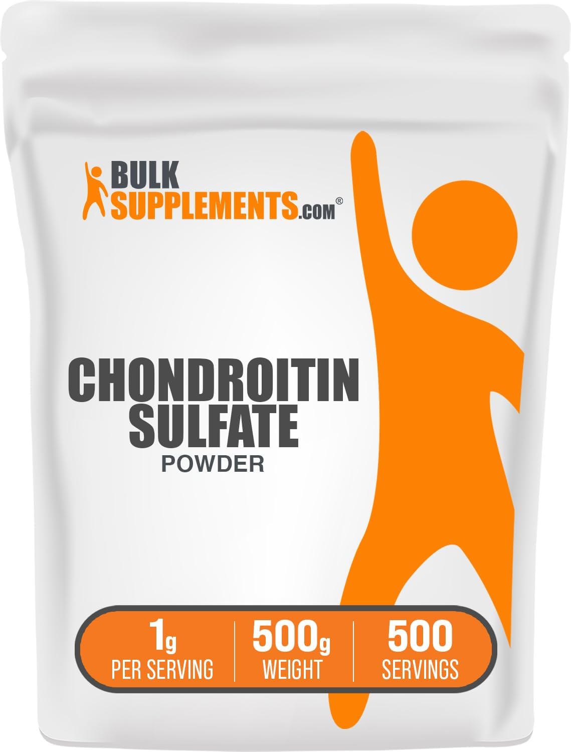 Chondroitin Sulfate Powder for Joint Support - 500g Supplement