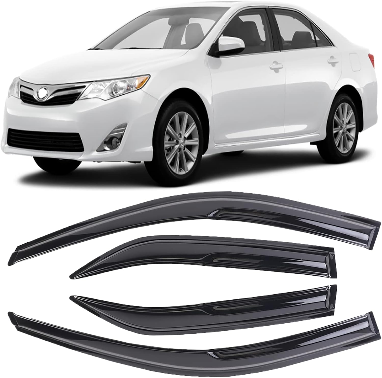 DYRDINSHOW Window Visor for 2012-2017 Toyota Camry - Quality Guards