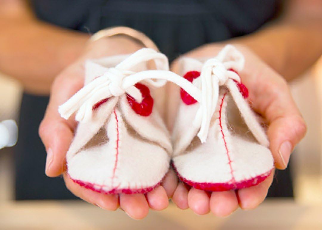 Adorable Hand Sewn Felt Booties - Creativebug
