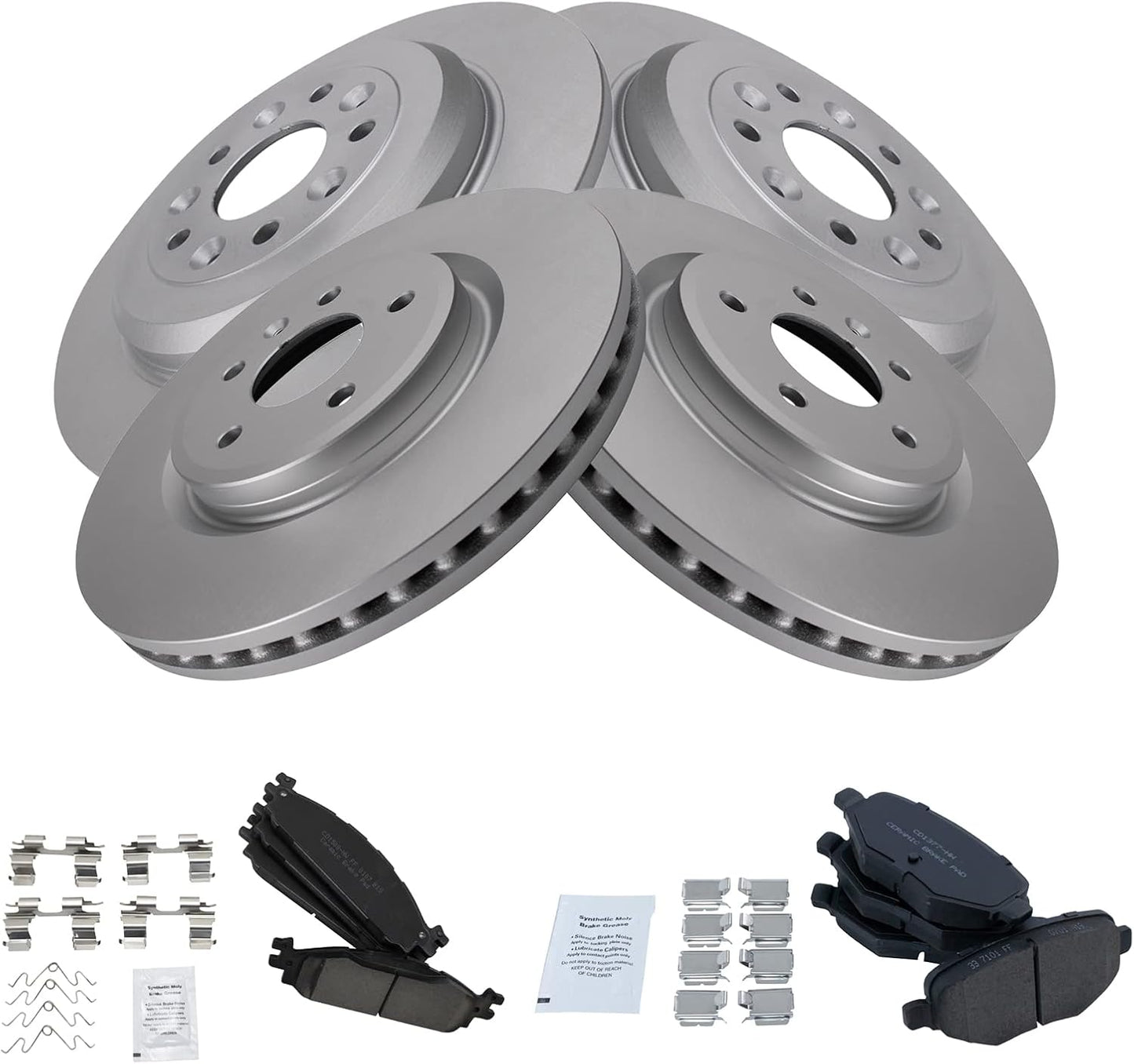 Premium Brake Pad & Rotor Kit for 2011-2019 Ford Explorer