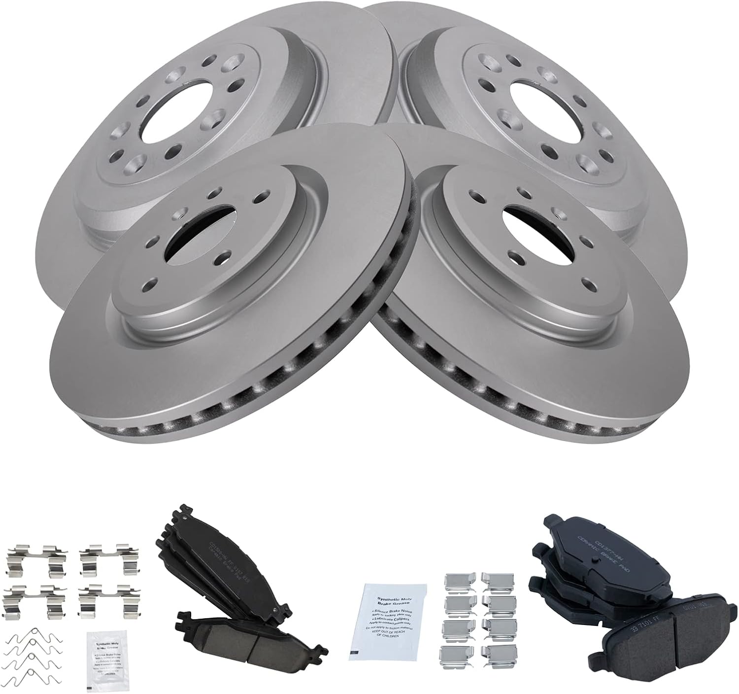 Premium Brake Pad & Rotor Kit for 2011-2019 Ford Explorer
