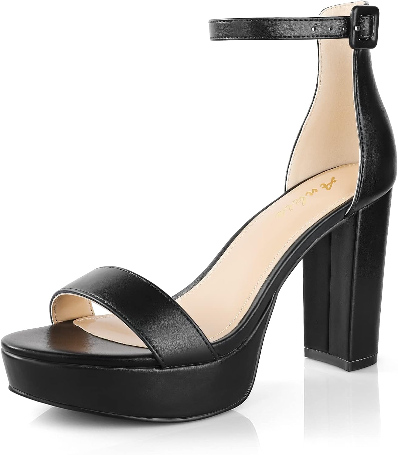 Chunky Platform Heels for Women - Stylish 4 Inch Block Sandals