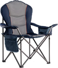 Oversized Camping Chair Heavy Duty 500LBS with Cooler Bag