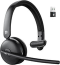 Wireless Headset with Mic for Work - Long Battery, AI Noise Canceling