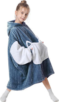 Wearable Blanket Hoodie for Kids 6-12 - Oversized Comfort Hoodie