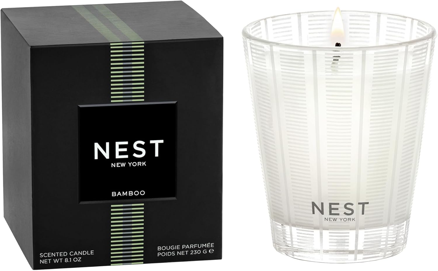 NEST New York Scented Classic Candle Bamboo for Home Fragrance