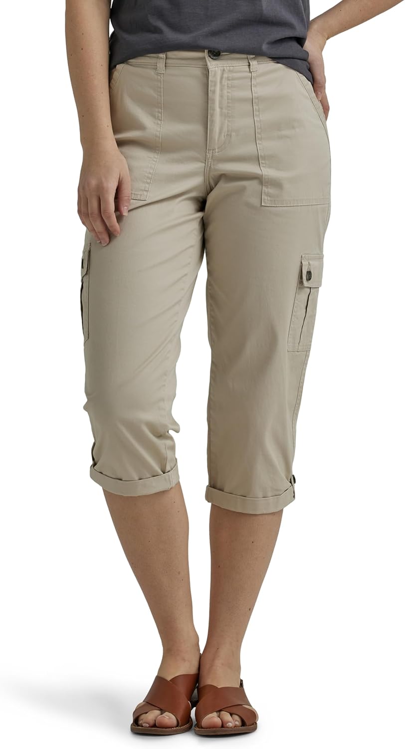 Lee womens Ultra Lux Comfort Flex-to-Go Cargo Capri Pant Review