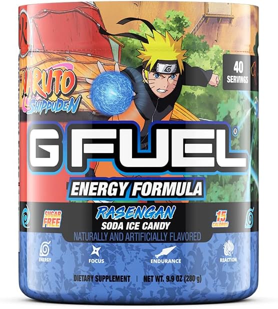 G Fuel Rasengan Energy Drink Powder for Focus and Energy