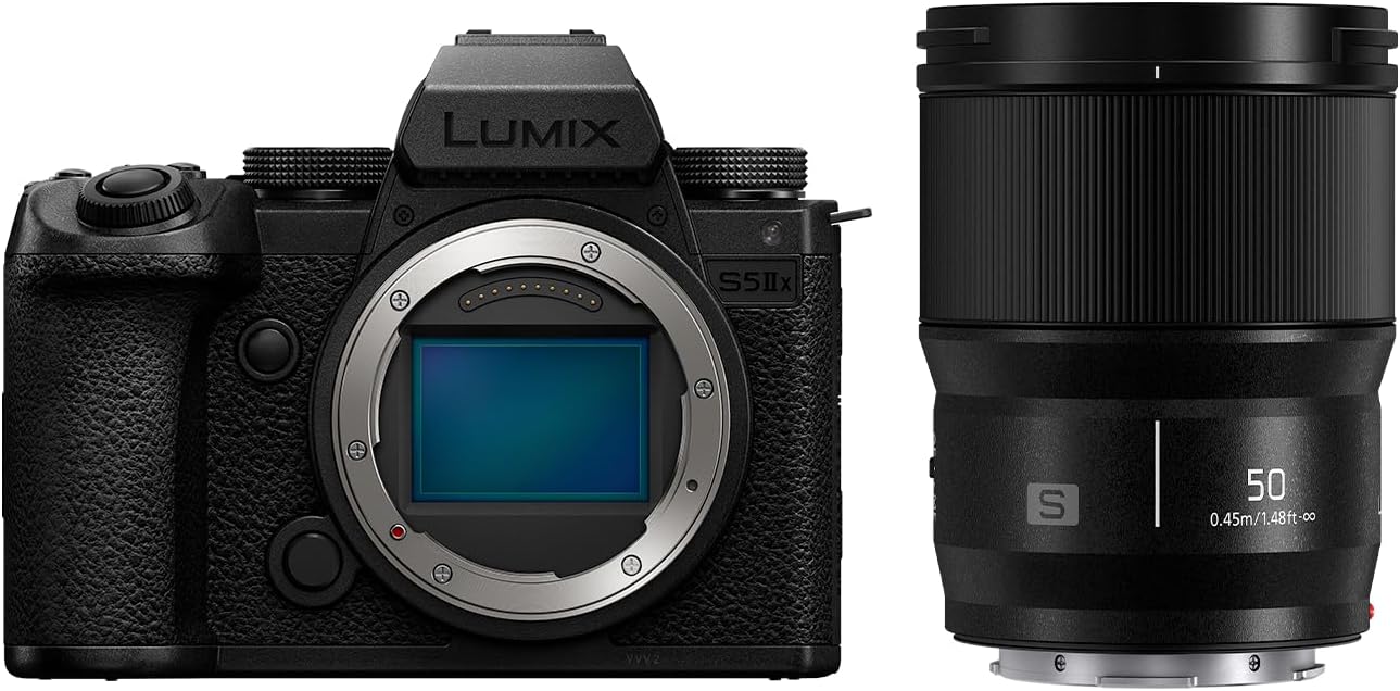 Panasonic LUMIX S5IIX Mirrorless Camera with 50mm F1.8 Lens