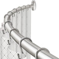 Curved Shower Curtain Rod 48-72 in Adjustable - More Shower Space